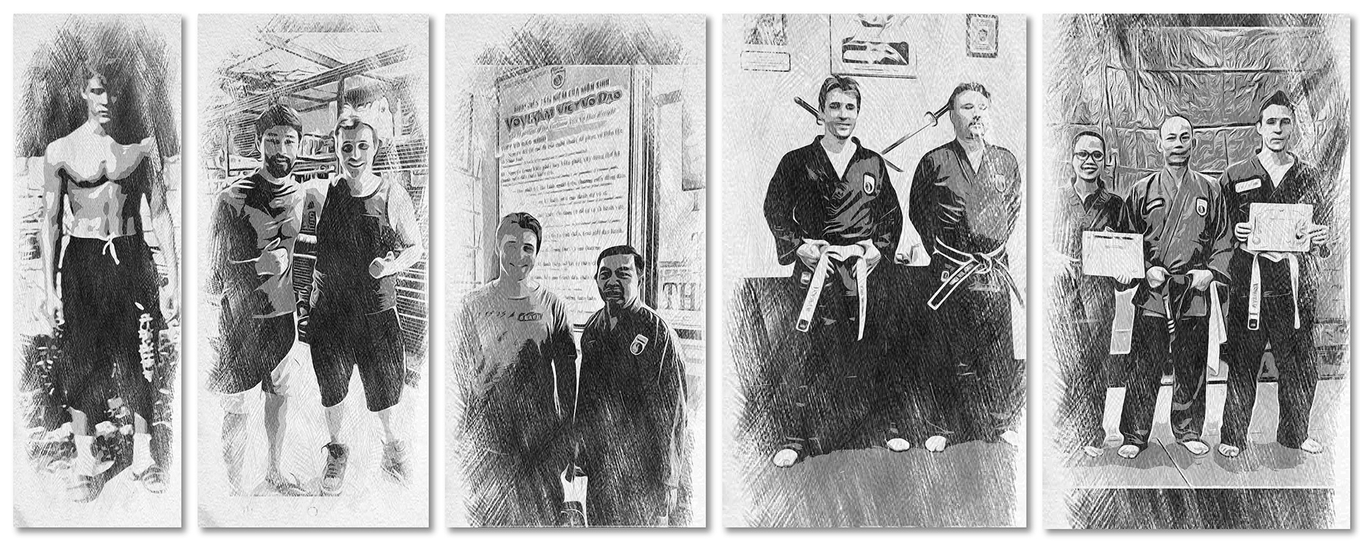 photos du parcours de Guillaume